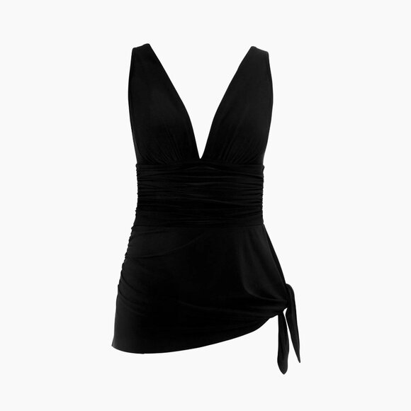 New! Magicsuit Black Celine Swim Dress Size 14 25075 - Picture 2 of 10